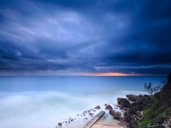 Just before the rain 